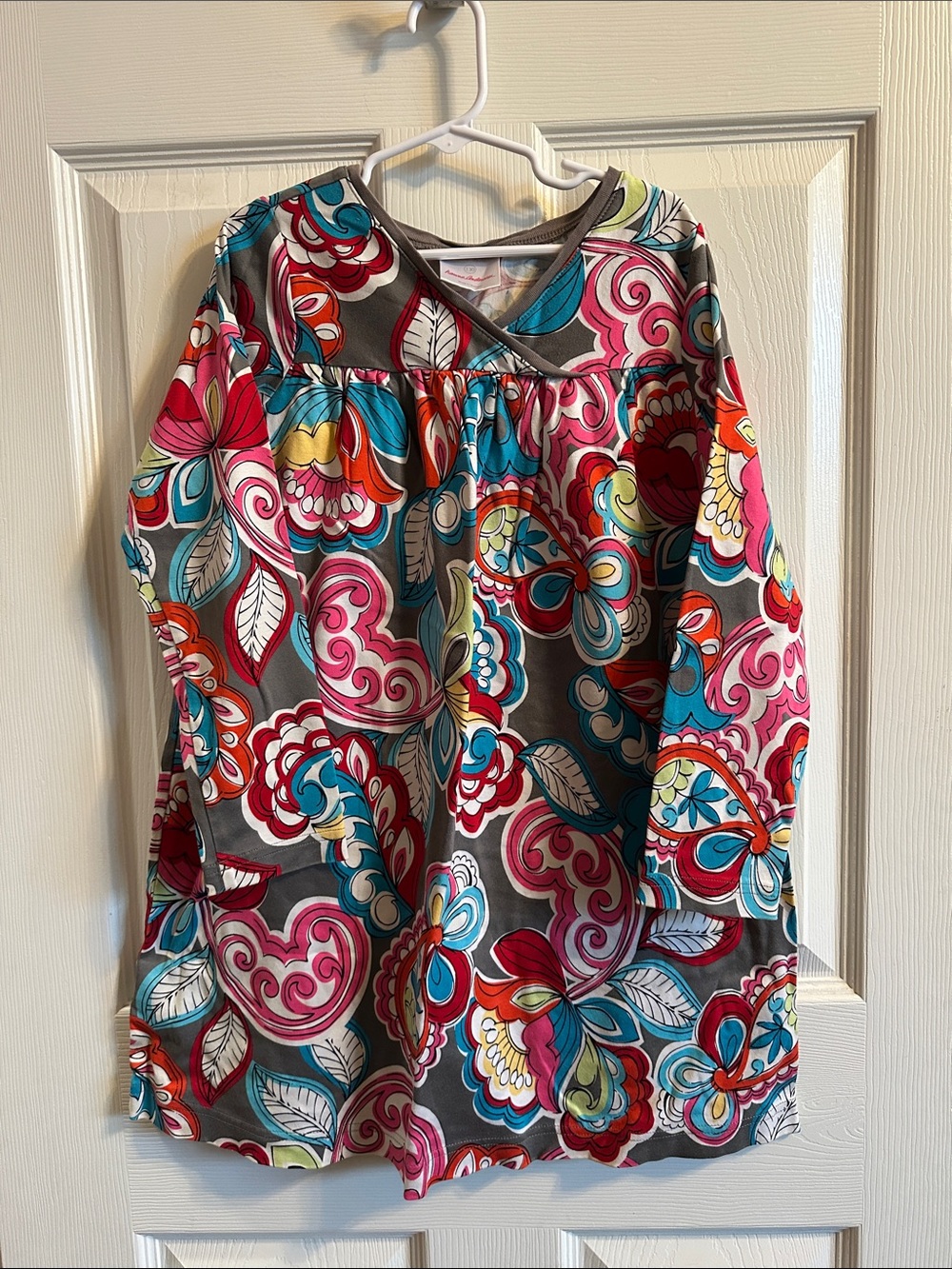 Hanna Andersson Multicolor Floral-Print Pajama Top
